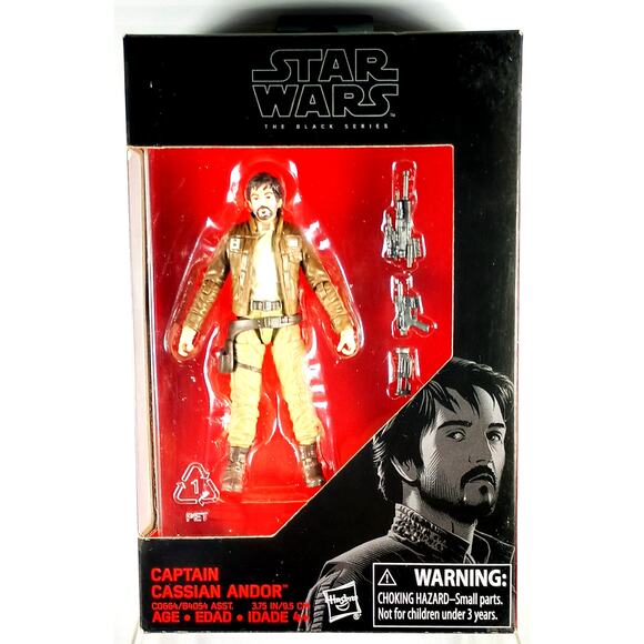 Star Wars The Black Series CAPTAIN CASSIAN ANDOR 3.75 in Figure, New, See Pics! - Picture 1 of 8